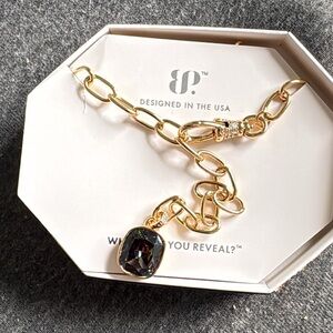 Radiant Gold Necklace with Alexandrite Charm